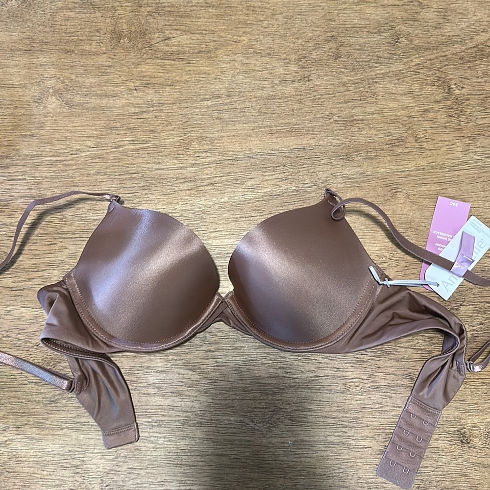 NWT Ambrielle Nutmeg Spice Push-up Bra